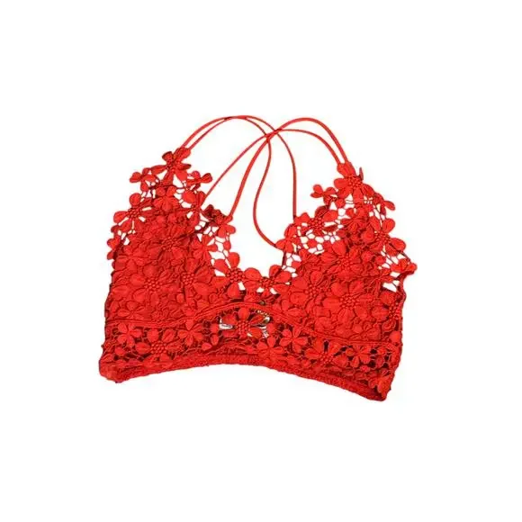 6. Free People intimately Red Miss Dazie Bralette S - Picture 3 of 4